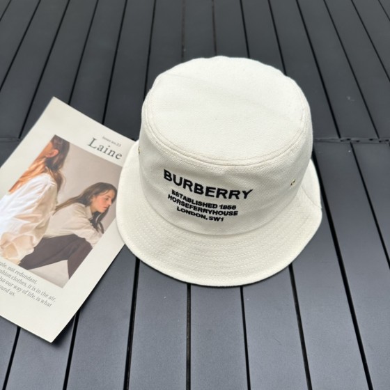 Burberry 2023 counter new embroidery fisherman hat