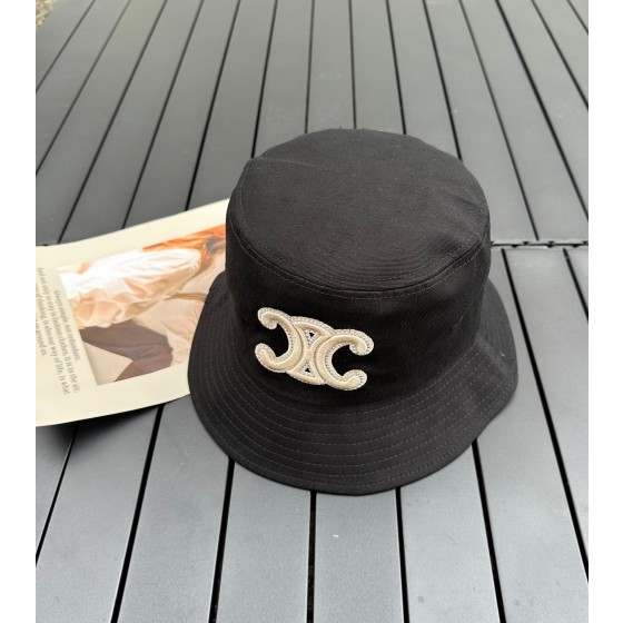 Celine's original single fisherman hat, his sun hat with a large brim