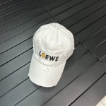 Loewe 23 Spring/Summer Canvas Cotton Baseball Cap Printed Letters