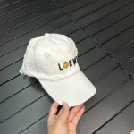 Loewe 23 Spring/Summer Canvas Cotton Baseball Cap Printed Letters