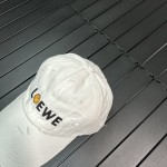 Loewe 23 Spring/Summer Canvas Cotton Baseball Cap Printed Letters