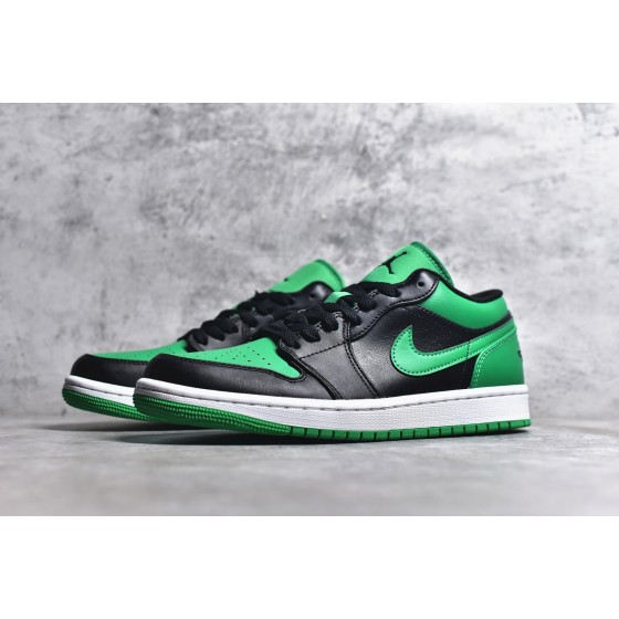 Air Jordan 1 Low Top Black Green