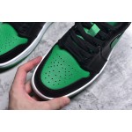 Air Jordan 1 Low Top Black Green