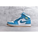 Air Jordan 1 MiD White Blue