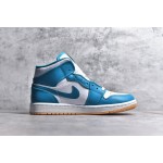 Air Jordan 1 MiD White Blue