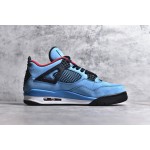 Travis Scott x Air Jordan AJ4 TS co-branded ice blue