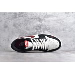 Air Jordan AJ1 Low low top white black red