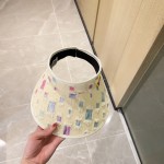 MIUMIU visor empty top hat