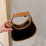 CHANEL sun visor empty top hat