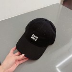 Miu Miu peaked cap, van cloth cap, baseball cap