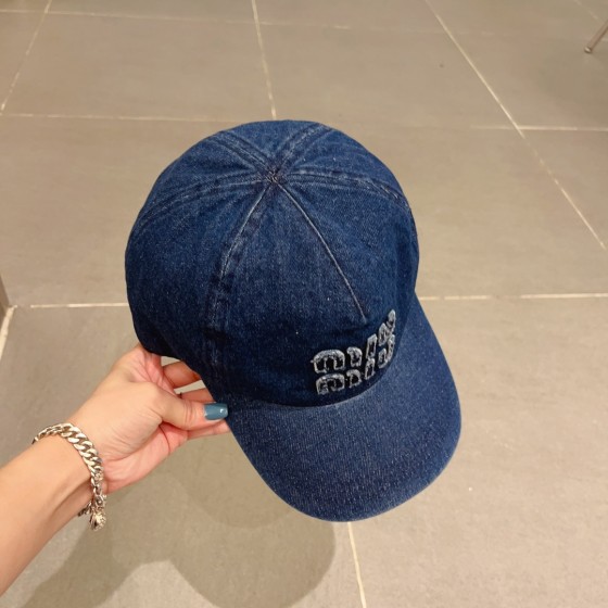 MIU MIU denim cap
