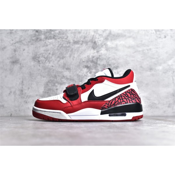 Air Jordan Legacy 312 Low White Red Black