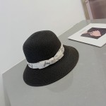 chanel straw hat, sun hat, sun visor beach hat