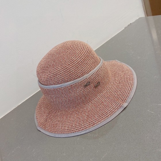 MIU MIU summer new straw hats, sun hats