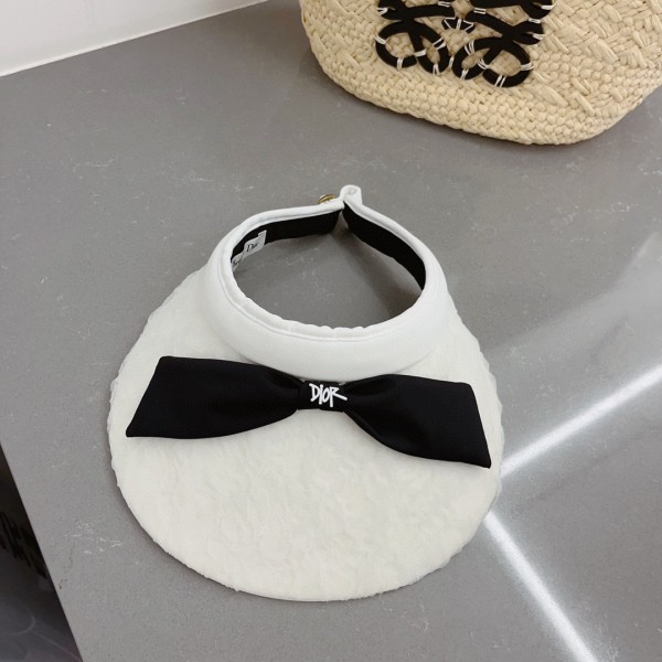 DIOR headband, organza fabric, sun visor