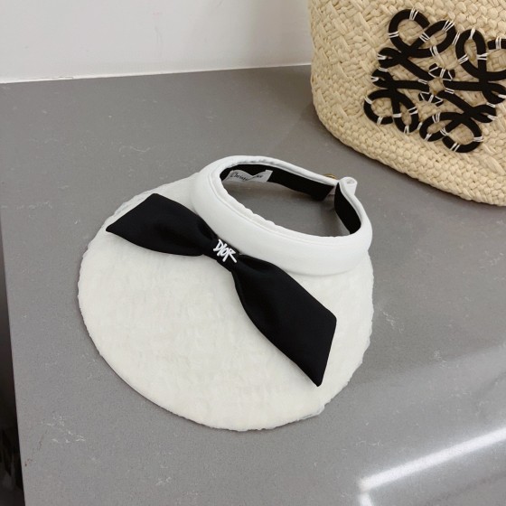 DIOR headband, organza fabric, sun visor