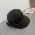 Louis Vuitton Straw Hat with Rolled Hem and Presbyopic Webbing