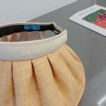 PRADA straw hat, empty shell hat