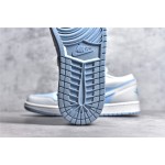 Air Jordan 1 low top blue and white
