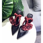 [Saint Laurent / Saint Laurent] YSL show live 18SS spring and summer show new ladies pointed high heels