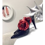 [Saint Laurent / Saint Laurent] YSL show live 18SS spring and summer show new ladies pointed high heels