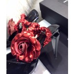 [Saint Laurent / Saint Laurent] YSL show live 18SS spring and summer show new ladies pointed high heels