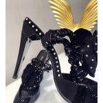 [Saint Laurent / Saint Laurent] YSL show live 18SS spring and summer show new ladies pointed high heels