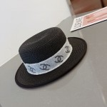 CHANEL bowler hat, sun visor hat