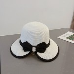 CHANEL straw hat, lady style hat