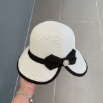 CHANEL straw hat, lady style hat