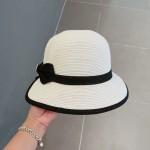 CHANEL straw hat, lady style hat