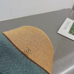 LOEWE color block straw hat, sun hat, foldable