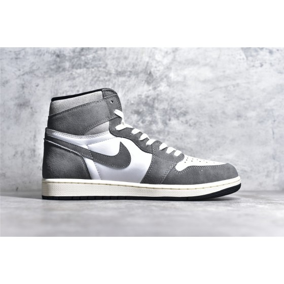 Air Jordan 1 High " Washed Black " Grey and Black