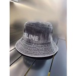 CELINE New New Washed Denim Fisherman