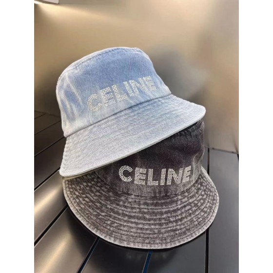 CELINE New New Washed Denim Fisherman