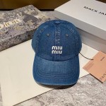 Miu Miu New Denim Baseball Cap