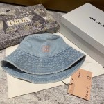 MIU MIU New Washed Denim Bucket Hat