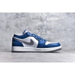 Air Jordan 1 low top white and blue
