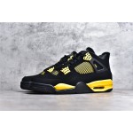 Air Jordan AJ4 Retro Black and Yellow Thundercats