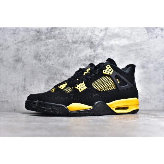 Air Jordan AJ4 Retro Black and Yellow Thundercats