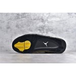 Air Jordan AJ4 Retro Black and Yellow Thundercats