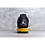 Air Jordan AJ4 Retro Black and Yellow Thundercats