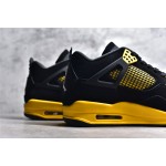 Air Jordan AJ4 Retro Black and Yellow Thundercats