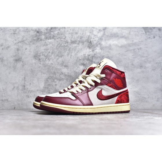 Air Jordan 1 MiD red and white