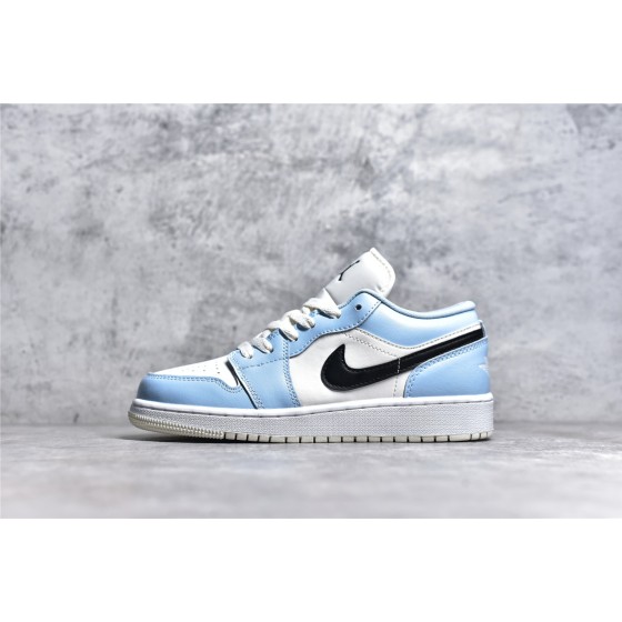 Air Jordan 1 low top white and blue