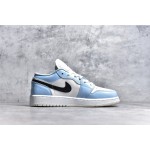 Air Jordan 1 low top white and blue