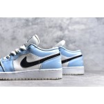 Air Jordan 1 low top white and blue