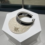 DIOR sun visor empty top hat