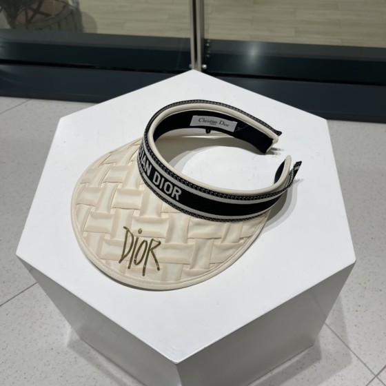 DIOR sun visor empty top hat