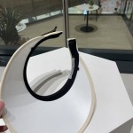 DIOR sun visor empty top hat